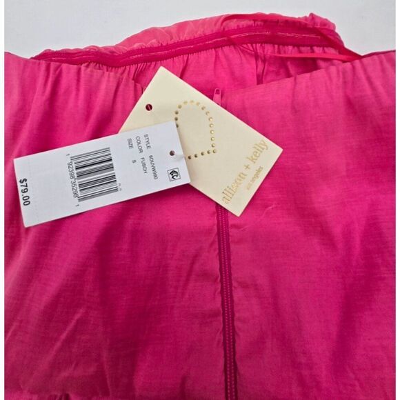 Allison + Kelly Womens Strapless Pink Mini Dress Size S New - Picture 5 of 7